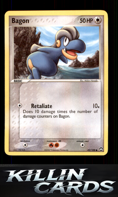 Bagon 43/108 Pokemon Common Power Keepers Card LP