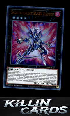 1st Edition Salamangreat Blaze Dragon GFP2-EN025 YuGiOh Ultra Rare Ghosts From t