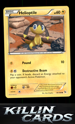 Helioptile 36/106 Pokemon Common XY - Flashfire Card NM