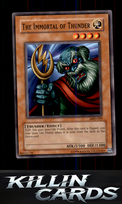 The Immortal of Thunder MRD-099 YuGiOh Common Metal Raiders Card NM