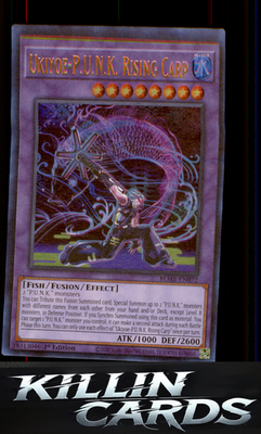 1st Edition Ukiyoe-P.U.N.K. Rising Carp BLMR-EN072 YuGiOh Ultra Rare Battles of
