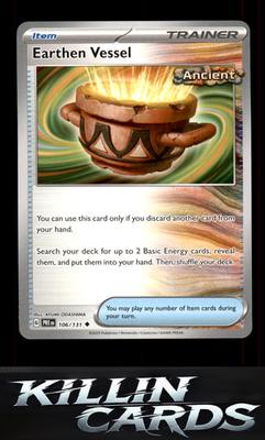 Earthen Vessel 106/131 Pokemon Uncommon SV: Prismatic Evolutions Card NM