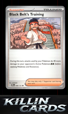 Black Belt's Training - 098/131 098/131 Pokemon Common SV: Prismatic Evolutions