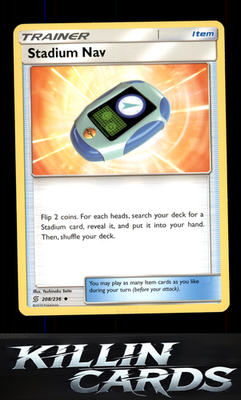 Stadium Nav 208/236 Pokemon Uncommon SM - Unified Minds Card NM