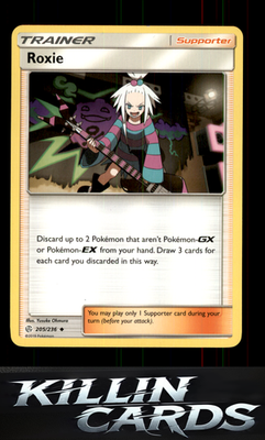 Roxie 205/236 Pokemon Uncommon SM - Cosmic Eclipse Card LP