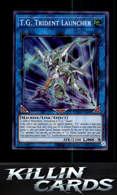 T.G. Trident Launcher OP23-EN009 YuGiOh Super Rare OTS Tournament Pack 23 Card N
