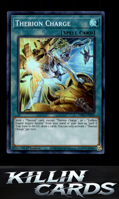 Therion Charge DIFO-EN055 YuGiOh Super Rare Dimension Force Card NM