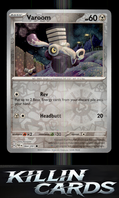 Reverse Holofoil Varoom - 064/091 064/091 Pokemon Common SV: Paldean Fates Card