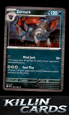 Zoroark 062/086 Pokemon Rare SV: White Flare Card NM