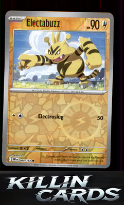 Reverse Holofoil Electabuzz 068/182 Pokemon Common SV10: Destined Rivals Card NM