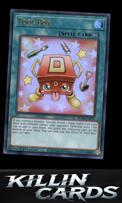 1st Edition Tool Box BLCR-EN021 YuGiOh Ultra Rare Battles of Legend: Crystal Rev