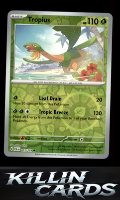 Reverse Holofoil Tropius - 007/193 007/193 Pokemon Common SV02: Paldea Evolved C