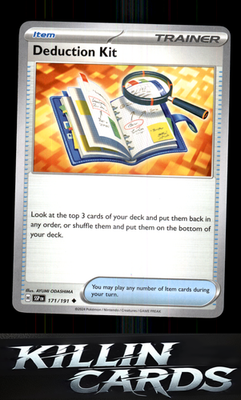 Deduction Kit 171/191 Pokemon Uncommon SV08: Surging Sparks Card NM