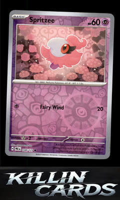 Reverse Holofoil Spritzee 038/131 Pokemon Common SV: Prismatic Evolutions Card N