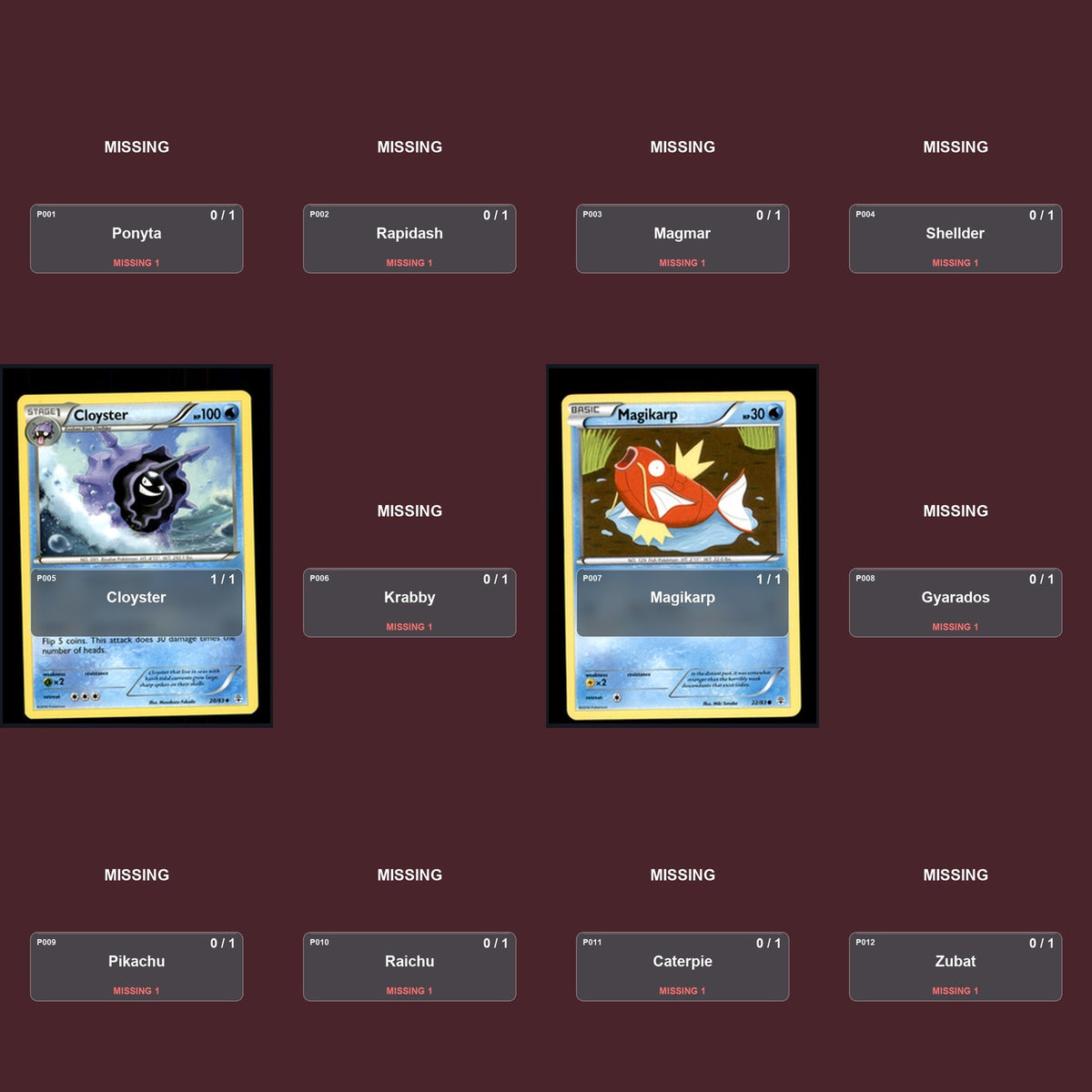 Pokemon TCG Generations C/UC/R Standard Set 15 Cards