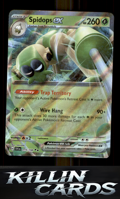 Spidops ex - 019/198 019/198 Pokemon Double Rare SV01: Scarlet & Violet Base Set