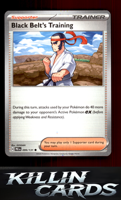 Black Belt's Training - 099/131 099/131 Pokemon Common SV: Prismatic Evolutions