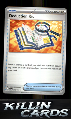 Deduction Kit 171/191 Pokemon Uncommon SV08: Surging Sparks Card NM