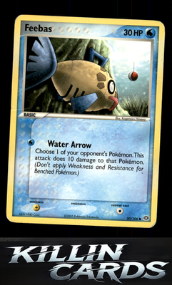Feebas - 050/106 50/106 Pokemon Common Emerald Card LP