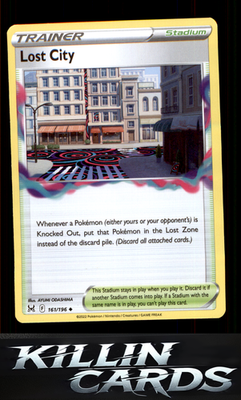 Lost City 161/196 Pokemon Uncommon SWSH11: Lost Origin Card NM