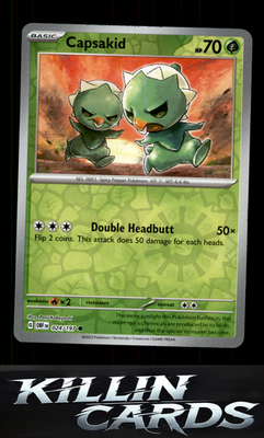 Reverse Holofoil Capsakid - 024/197 024/197 Pokemon Common SV03: Obsidian Flames