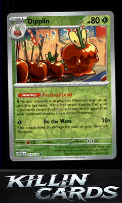 Reverse Holofoil Dipplin 010/131 Pokemon Uncommon SV: Prismatic Evolutions Card