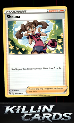 Shauna 240/264 Pokemon Uncommon SWSH08: Fusion Strike Card NM
