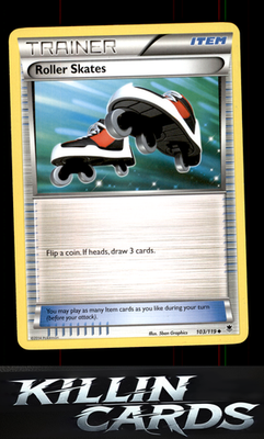 Roller Skates 103/119 Pokemon Uncommon XY - Phantom Forces Card NM