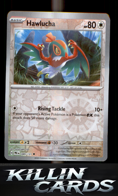 Reverse Holofoil Hawlucha 089/131 Pokemon Uncommon SV: Prismatic Evolutions Card