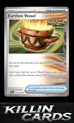 Earthen Vessel 163/182 Pokemon Uncommon SV04: Paradox Rift Card LP