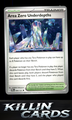 Area Zero Underdepths 094/131 Pokemon Uncommon SV: Prismatic Evolutions Card NM