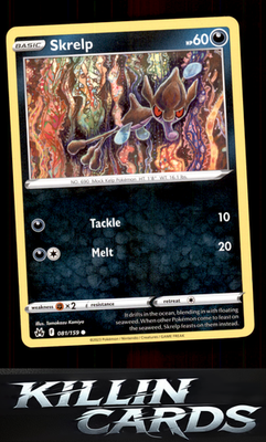 Skrelp 081/159 Pokemon Common SWSH: Crown Zenith Card LP