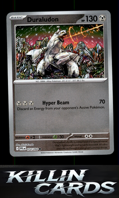 Reverse Holofoil Duraludon 074/094 Pokemon Common ME02: Phantasmal Flames Card N
