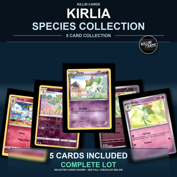 Pokemon TCG Kirlia Species Collection 5 Different Cards