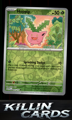Reverse Holofoil Hoppip 001/193 Pokemon Common SV02: Paldea Evolved Card NM