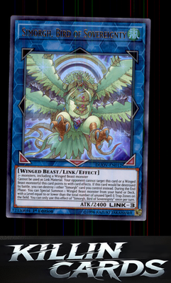 1st Edition Simorgh, Bird of Sovereignty DUOV-EN012 YuGiOh Ultra Rare Duel Overl