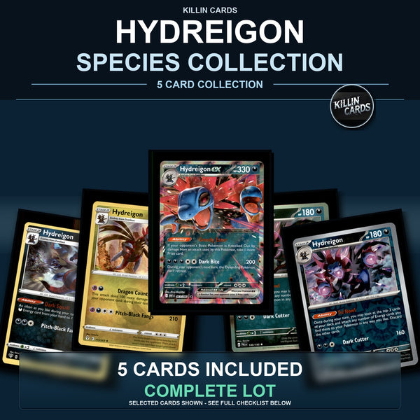 Pokemon TCG Hydreigon Species Collection 5 Different Cards