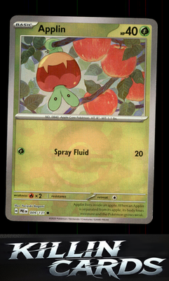 Applin (Poke Ball Pattern) 009/131 Pokemon Common SV: Prismatic Evolutions Card