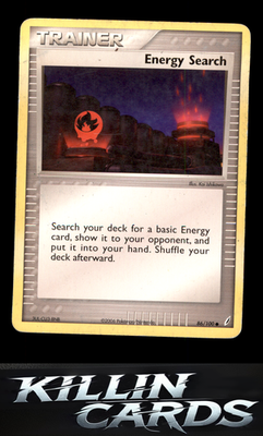 Energy Search 86/100 Pokemon Common Crystal Guardians Card LP