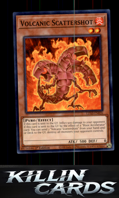 1st Edition Volcanic Scattershot LD10-EN026 YuGiOh Common Legendary Duelists: So