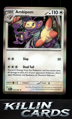 Ambipom - 079/094 079/094 Pokemon Rare ME02: Phantasmal Flames Card NM