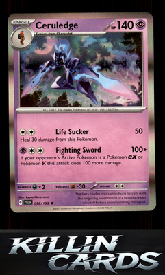 Ceruledge 098/193 Pokemon Rare SV02: Paldea Evolved Card NM