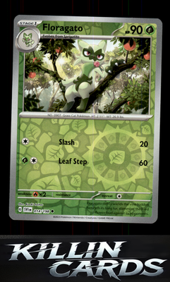 Reverse Holofoil Floragato 014/198 Pokemon Uncommon SV01: Scarlet & Violet Base