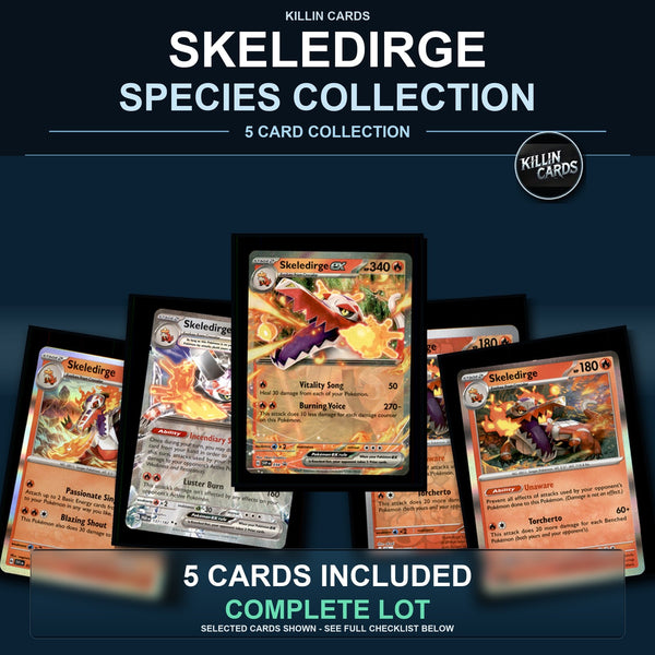 Pokemon TCG Skeledirge Species Collection 5 Different Cards
