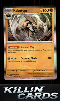 Kabutops 141/165 Pokemon Rare SV: Scarlet & Violet 151 Card NM