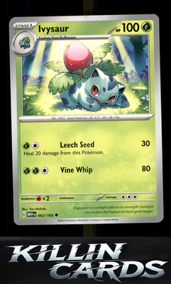 Ivysaur - 002/165 002/165 Pokemon Uncommon SV: Scarlet & Violet 151 Card NM