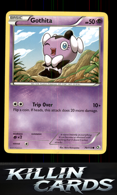 Gothita (70) 70/113 Pokemon Common Legendary Treasures Card NM