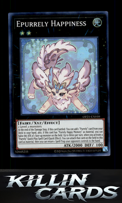 Epurrely Happiness OP21-EN010 YuGiOh Super Rare OTS Tournament Pack 21 Card NM