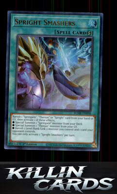 1st Edition Spright Smashers BLMR-EN098 YuGiOh Ultra Rare Battles of Legend: Mon