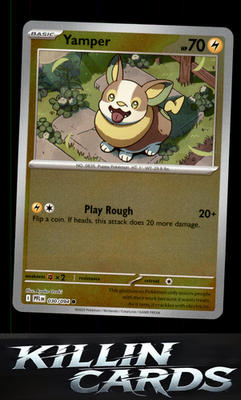 Reverse Holofoil Yamper - 030/094 030/094 Pokemon Common ME02: Phantasmal Flames